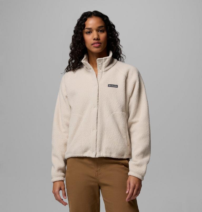 Women's Jasper Ridge Pebbled Fleece Jacket, Color: Dark Stone, image 1