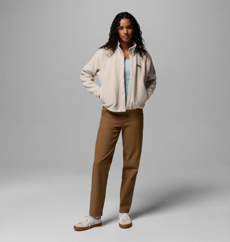 Women's Jasper Ridge Pebbled Fleece Jacket, Color: Dark Stone, image 2