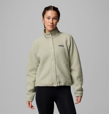 Women's Jasper Ridge Pebbled Fleece Jacket, Color: Safari, image 1