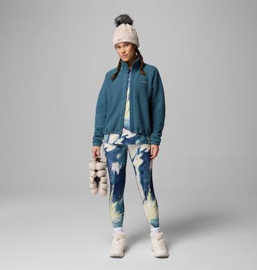 Women's Jasper Ridge Pebbled Fleece Jacket, Color: Everblue, image 4