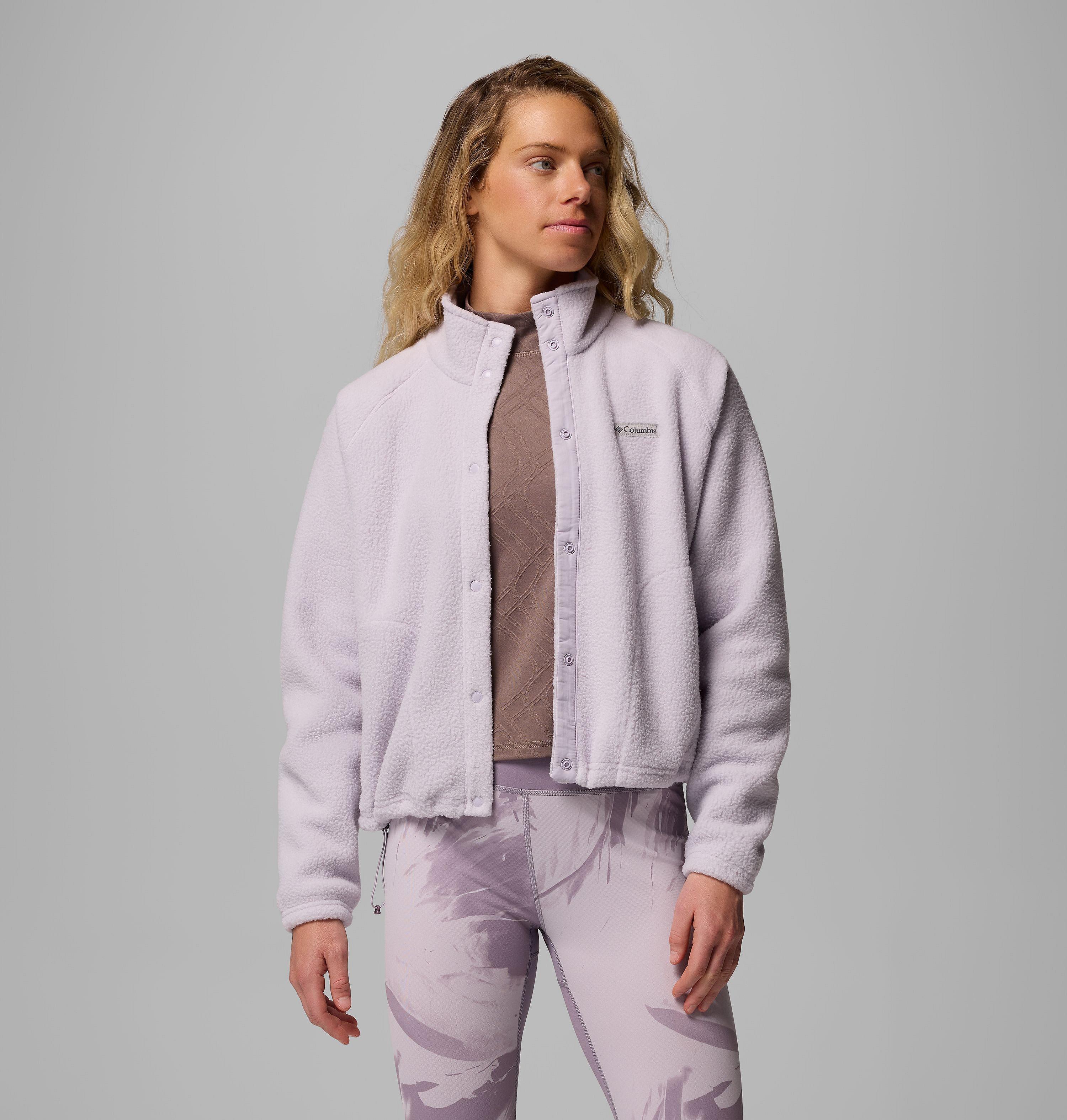 Women's Jasper Ridge Pebbled Fleece Full Snap 5