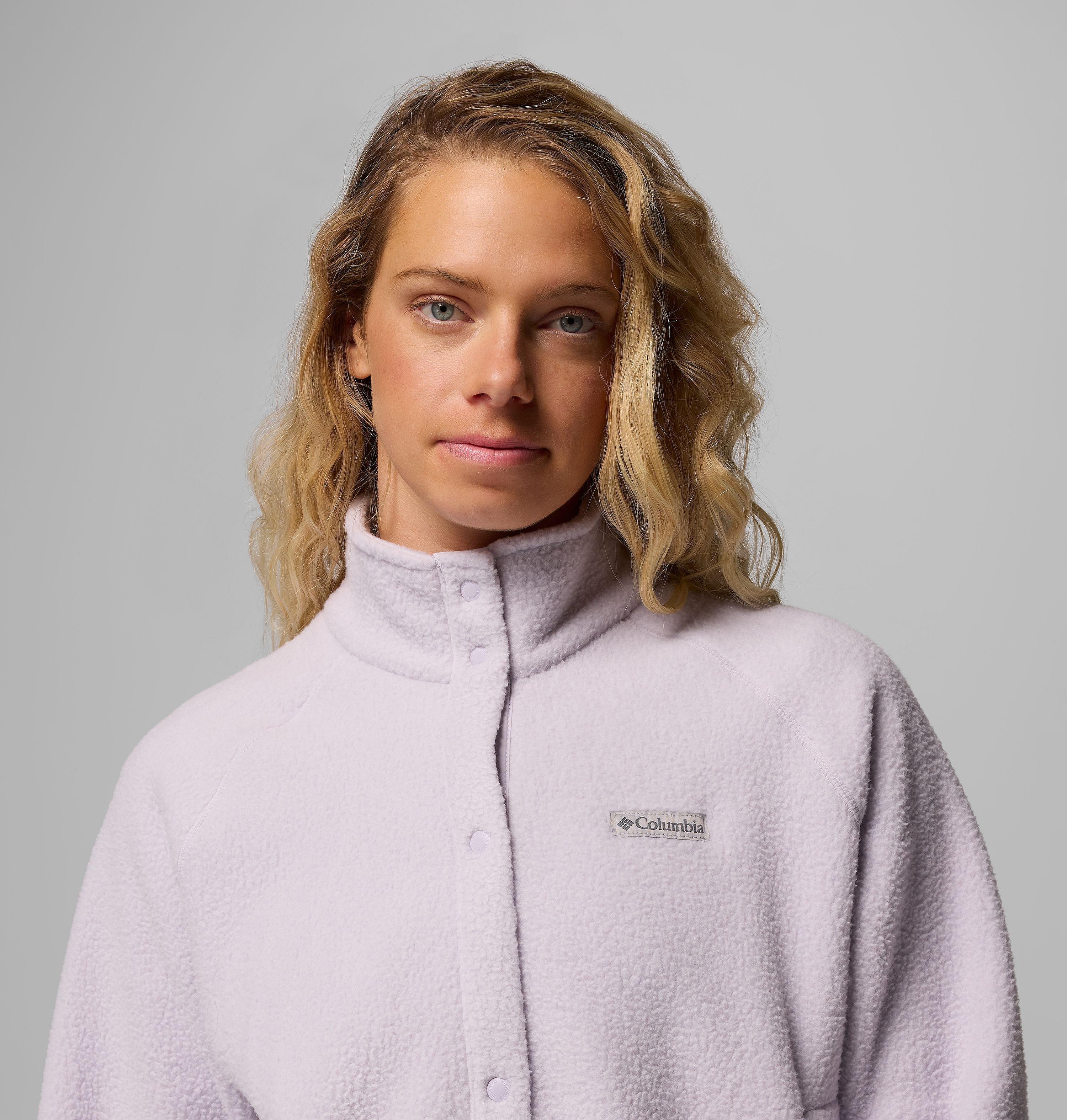 Women's Jasper Ridge Pebbled Fleece Full Snap 6