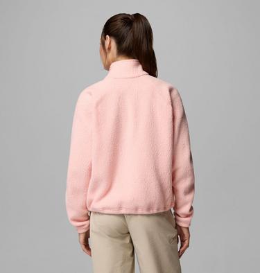 Women's Jasper Ridge Pebbled Fleece Jacket, Color: Pink Sand, image 7