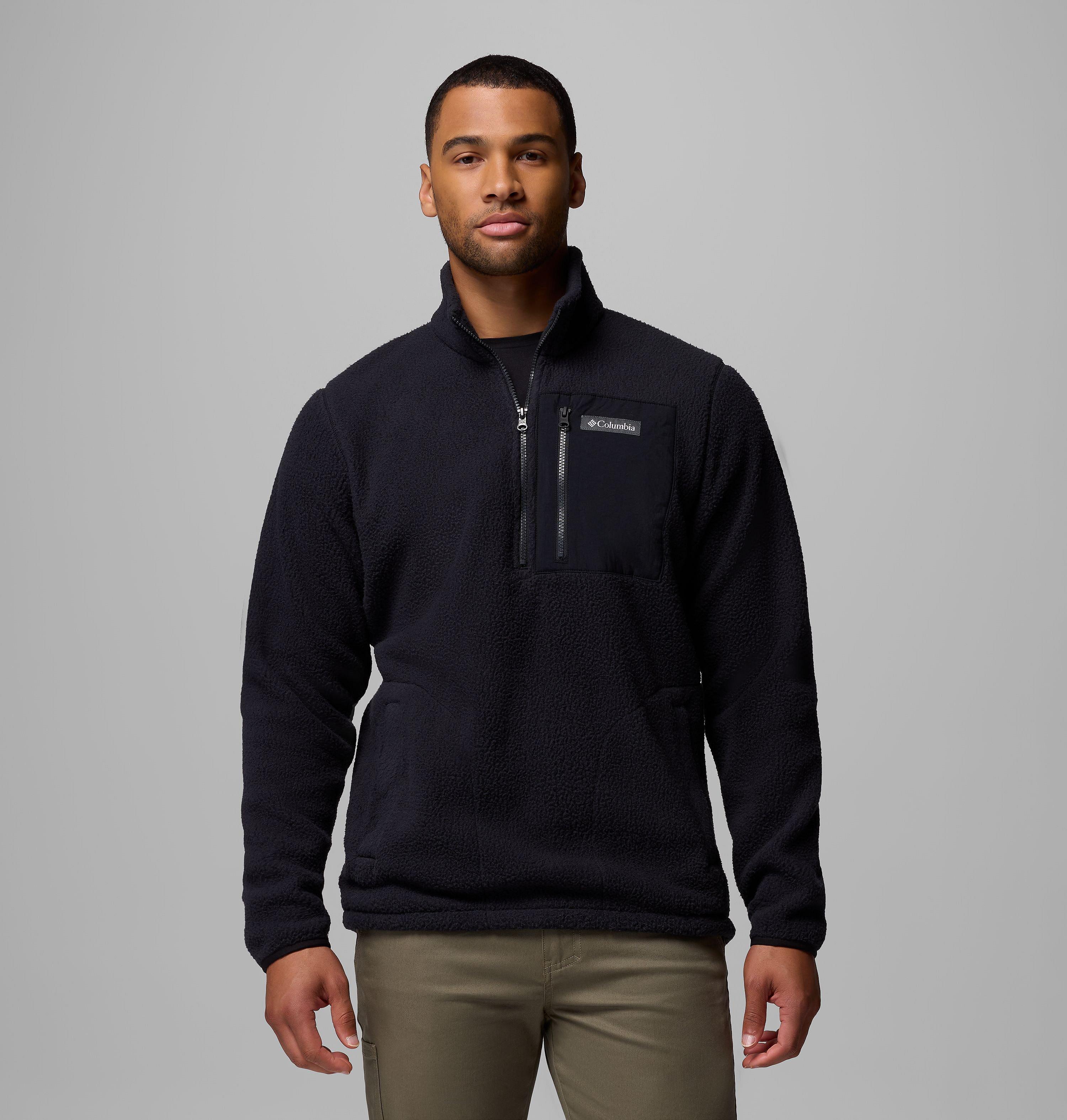 Columbia Men's Jasper Ridge Pebbled Half Zip Fleece-