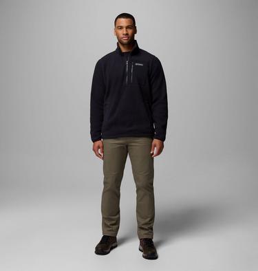 Polaire Demi-zip Texturée Jasper Ridge Homme, Color: Black, image 6