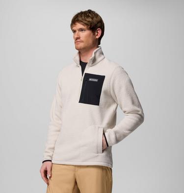 Polaire Demi-zip Texturée Jasper Ridge Homme, Color: Dark Stone, Black, image 16