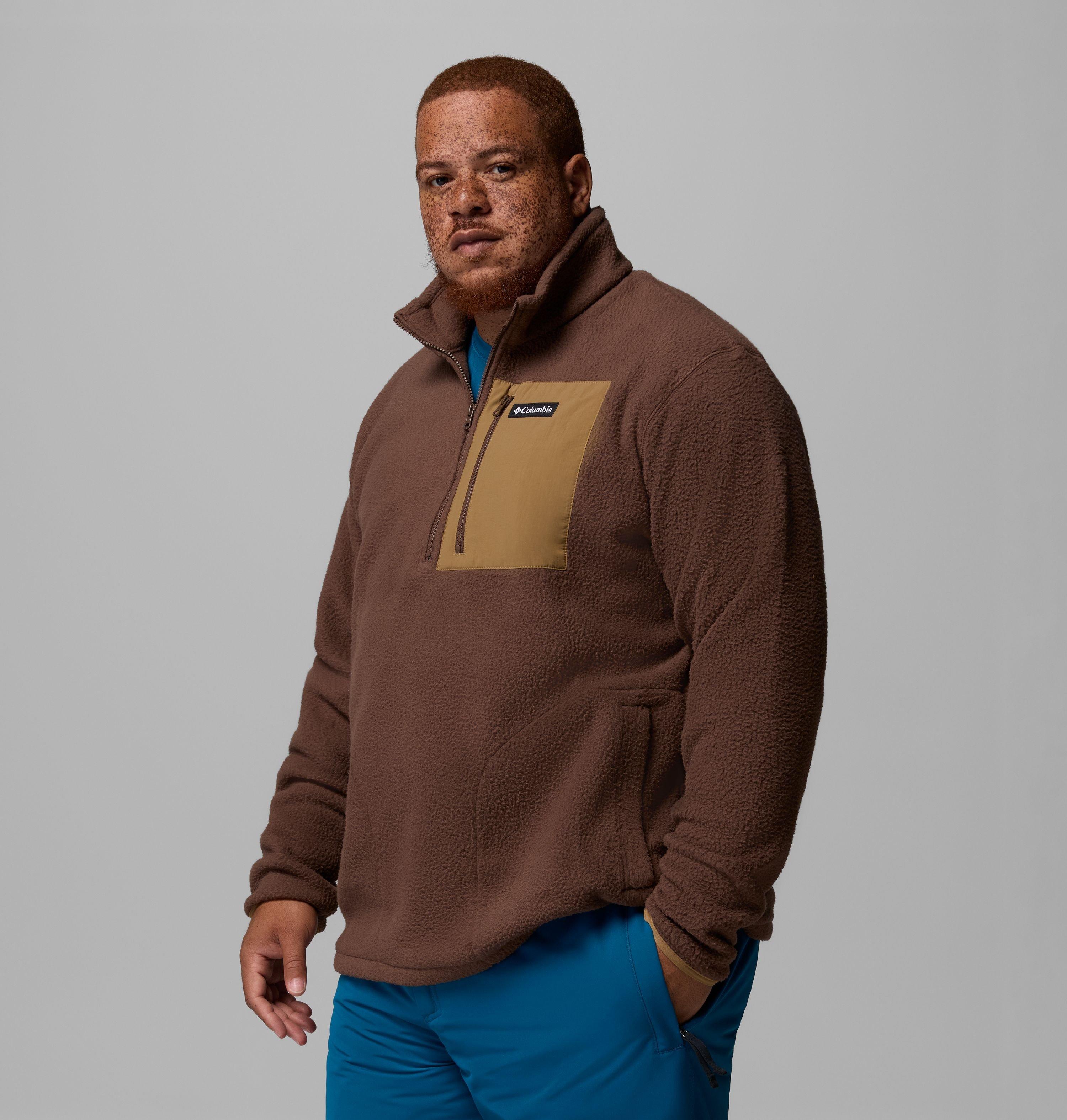 Men's Jasper Ridge Pebbled Half Zip Fleece - Big 4