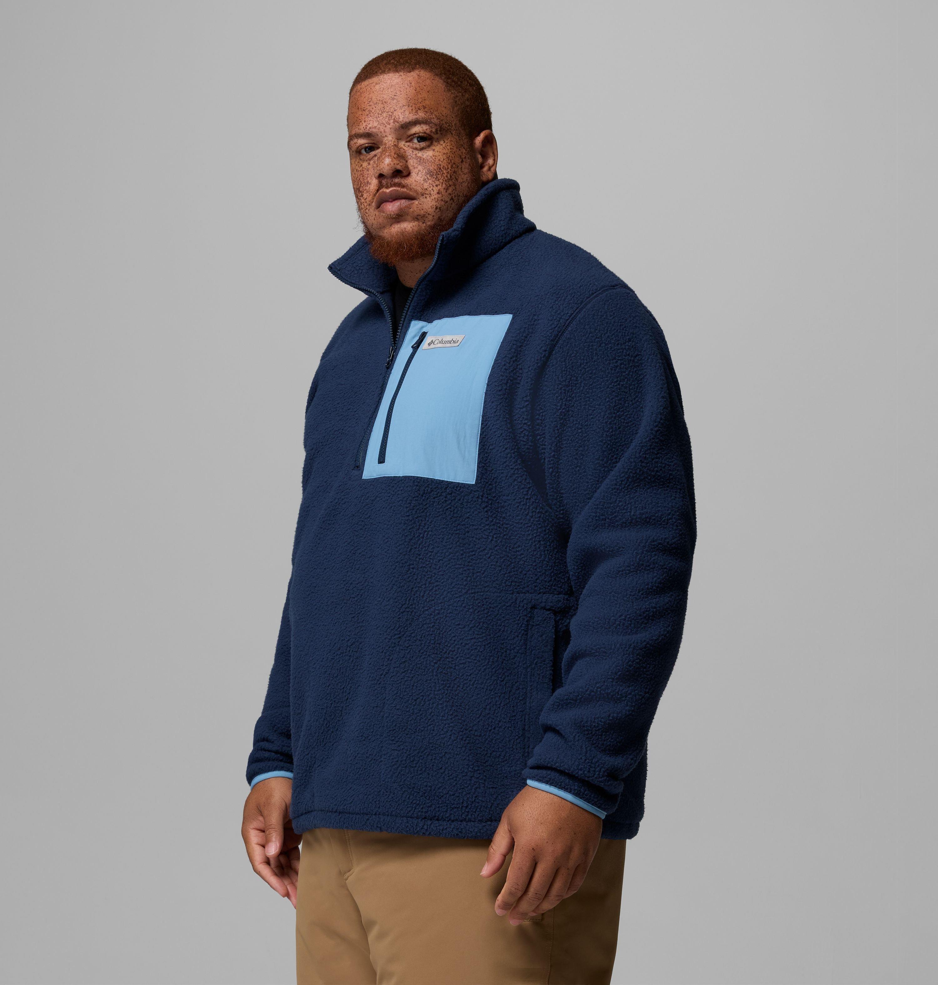 Men's Jasper Ridge Pebbled Half Zip Fleece - Big | 465 | 2X 4