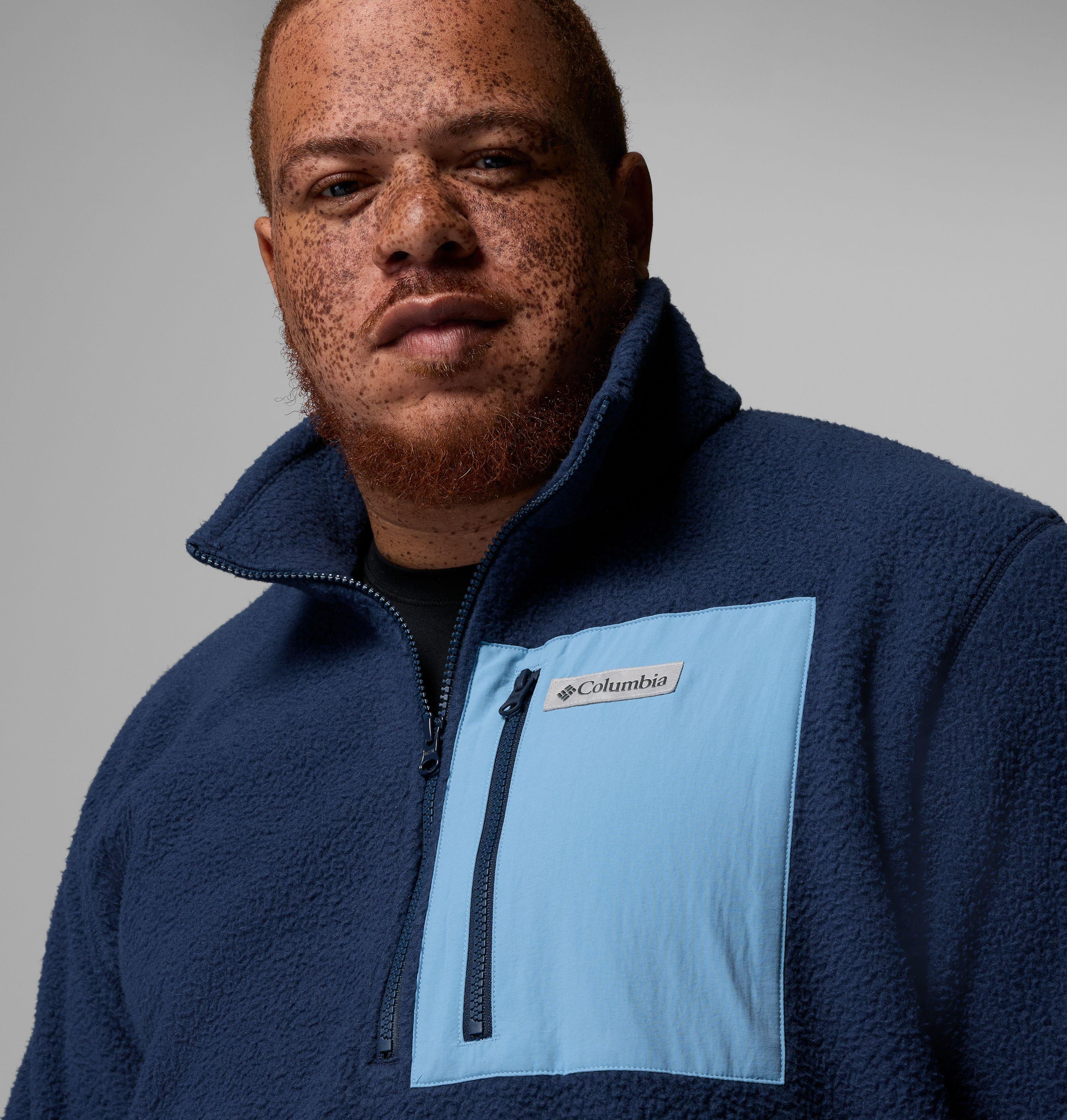 Men's Jasper Ridge Pebbled Half Zip Fleece - Big | 465 | 2X 5