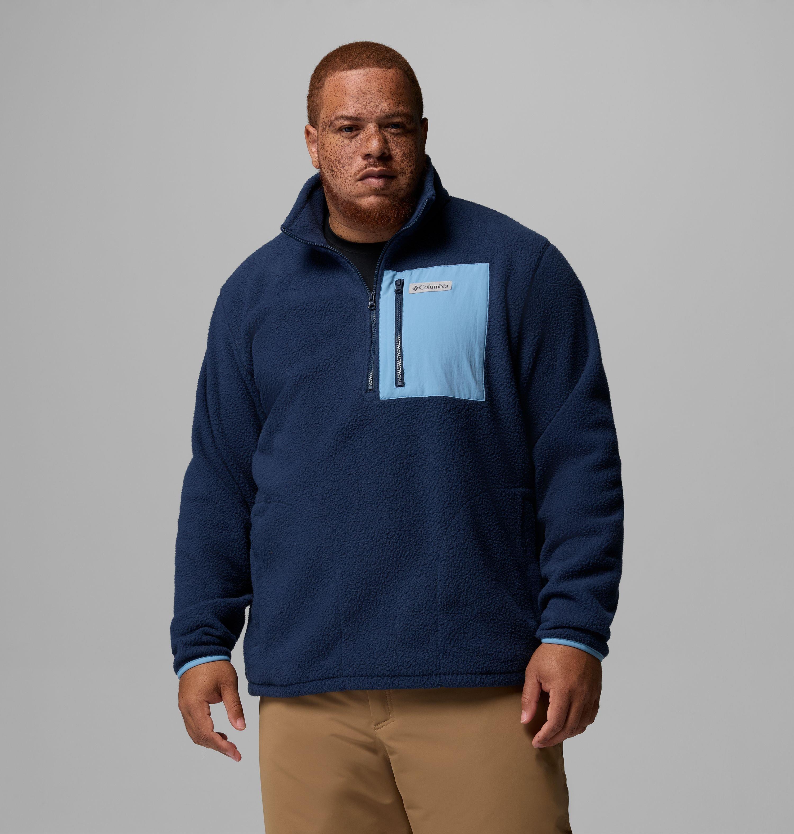 Men's Jasper Ridge Pebbled Half Zip Fleece - Big | 465 | 2X 1