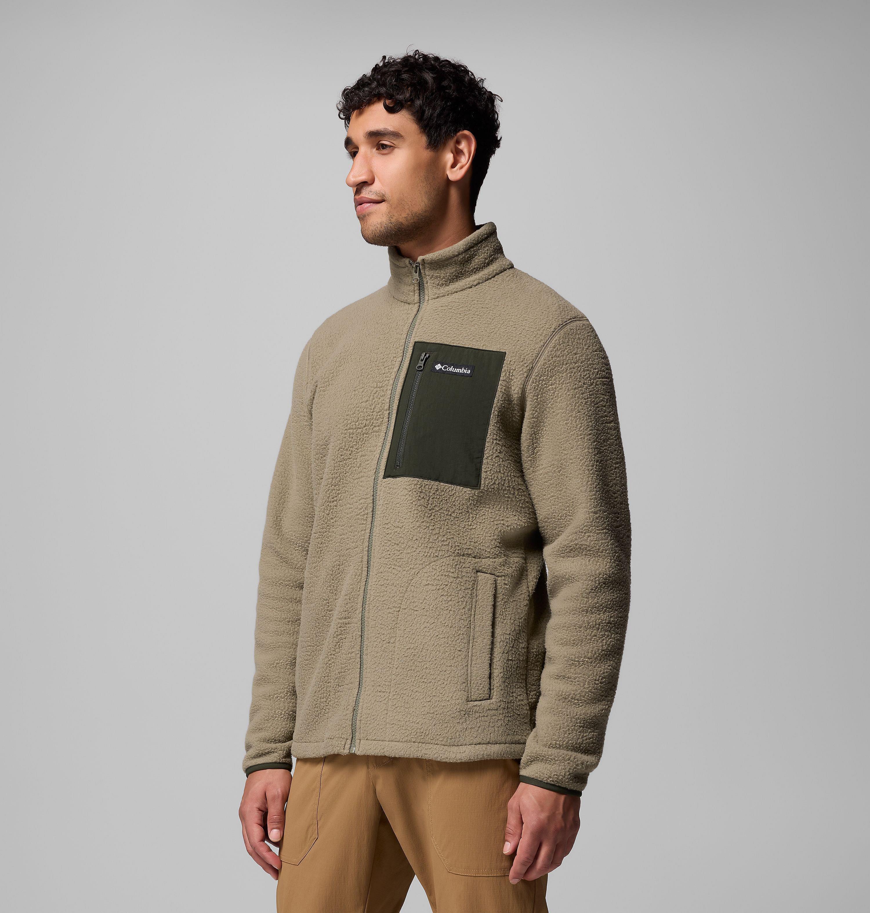 Men's Jasper Ridge Pebbled Full Zip Fleece 4
