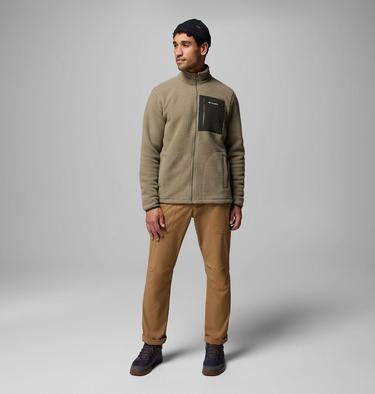 Veste Polaire Texturée Jasper Ridge Homme, Color: Stone Green, Greenscape, image 6