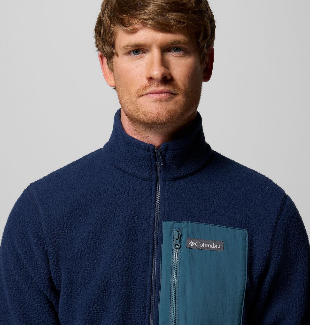 Men's Jasper Ridge™ Pebbled Full Zip Fleece | 464 | M 6