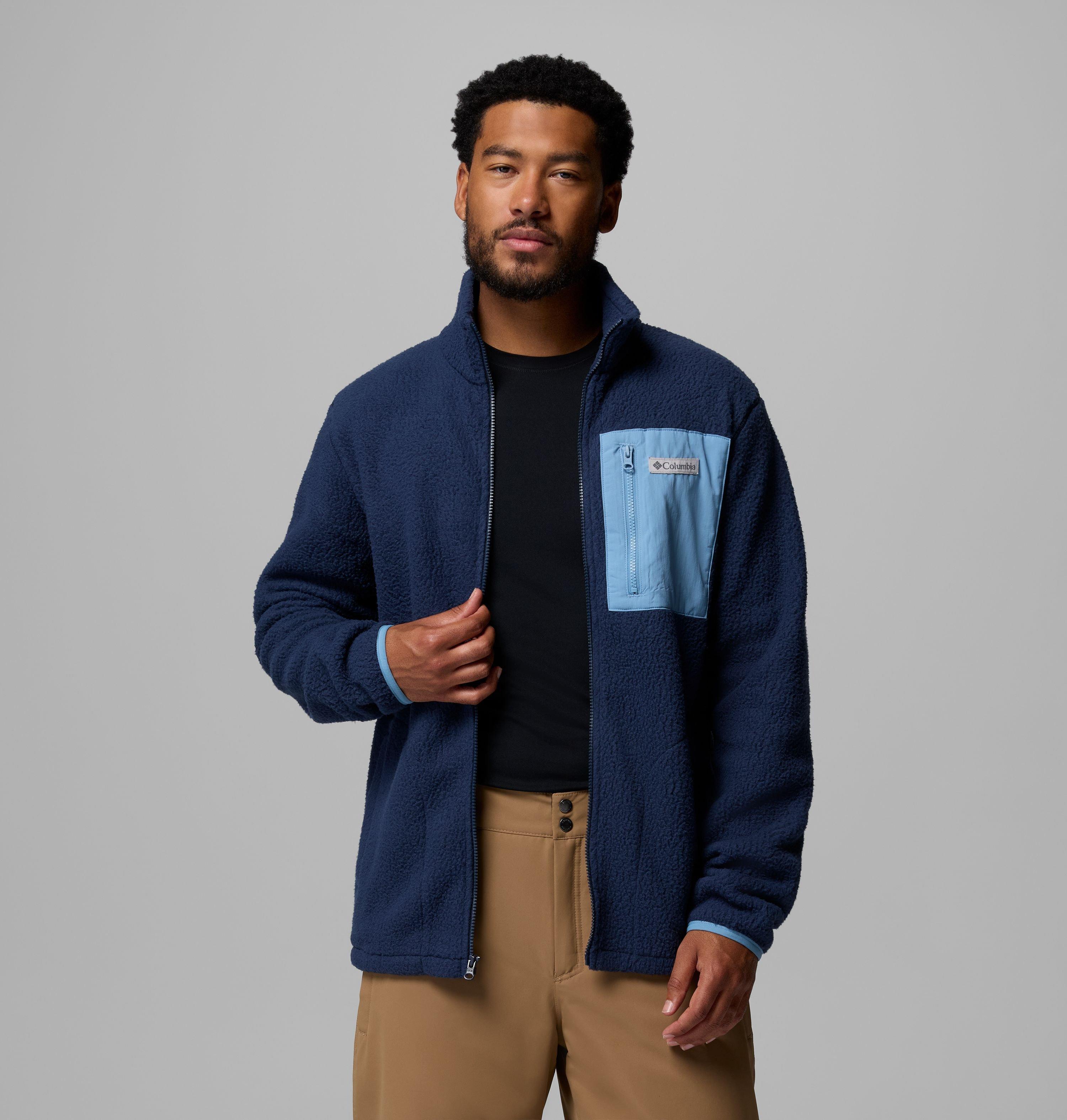 Men's Jasper Ridge Pebbled Full Zip Fleece | 465 | S 5