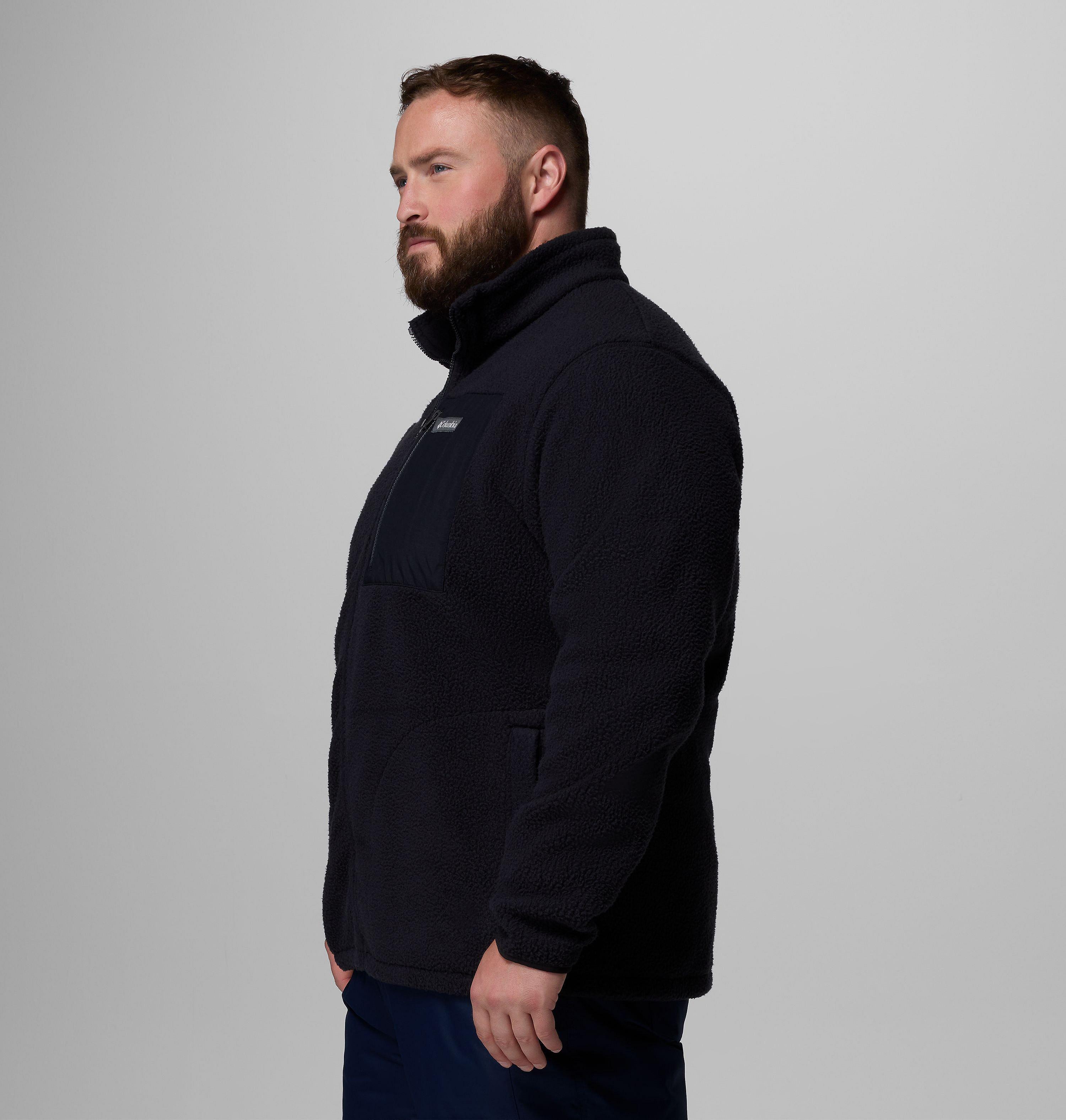 Men's Jasper Ridge Pebbled Full Zip Fleece - Big | 010 | 6X 4