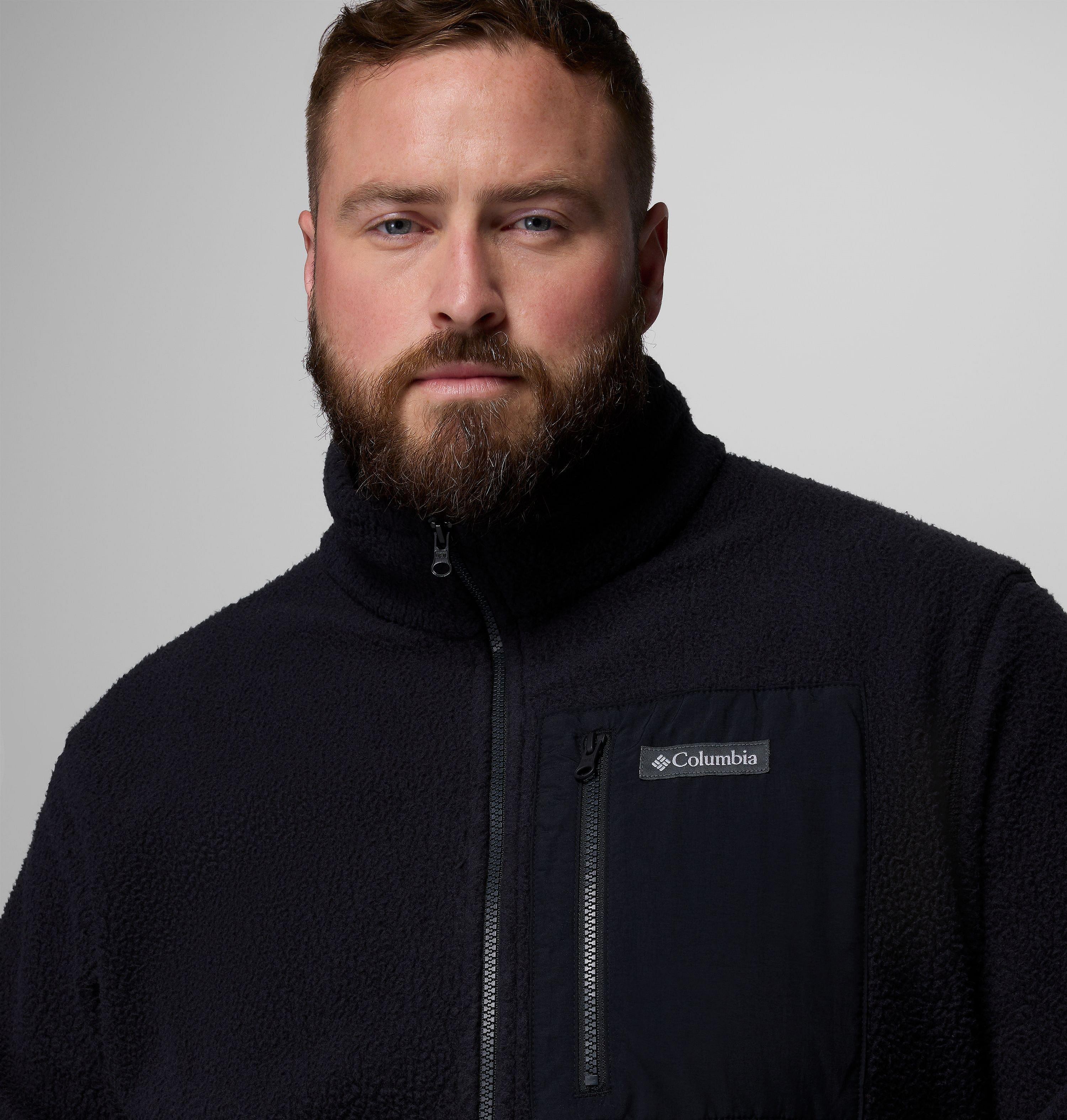 Men's Jasper Ridge Pebbled Full Zip Fleece - Big | 010 | 6X 6