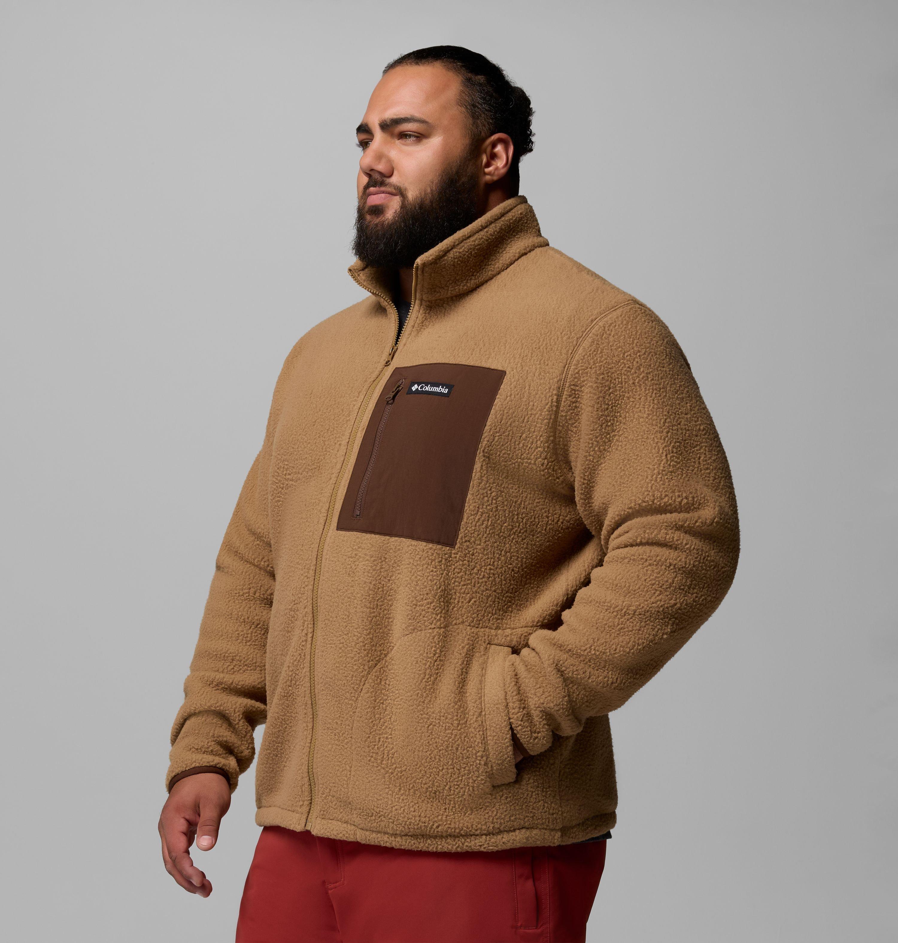 Men's Jasper Ridge Pebbled Full Zip Fleece - Big | 257 | 4X 4