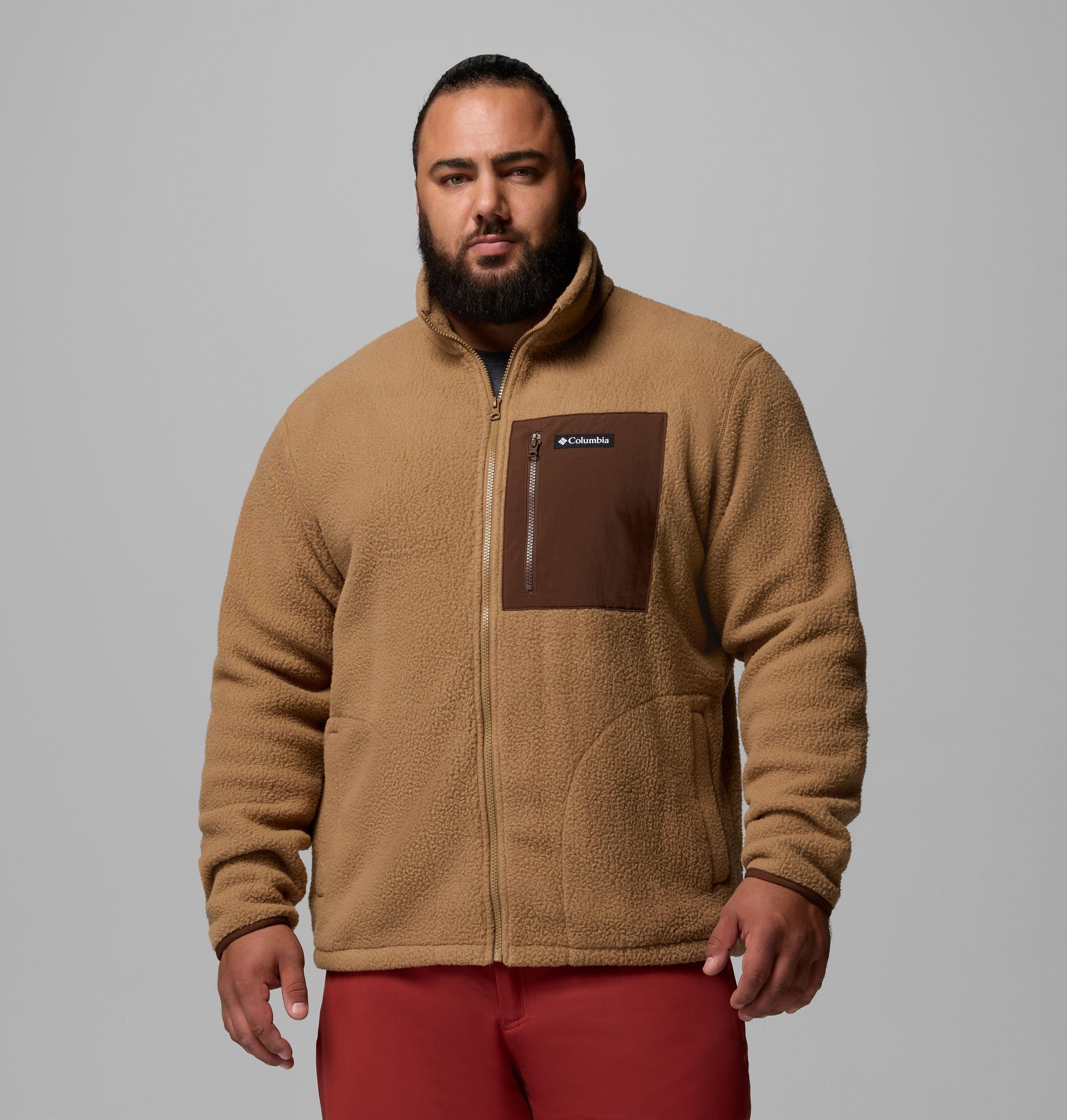 Men's Jasper Ridge Pebbled Full Zip Fleece - Big | 257 | 4X 1