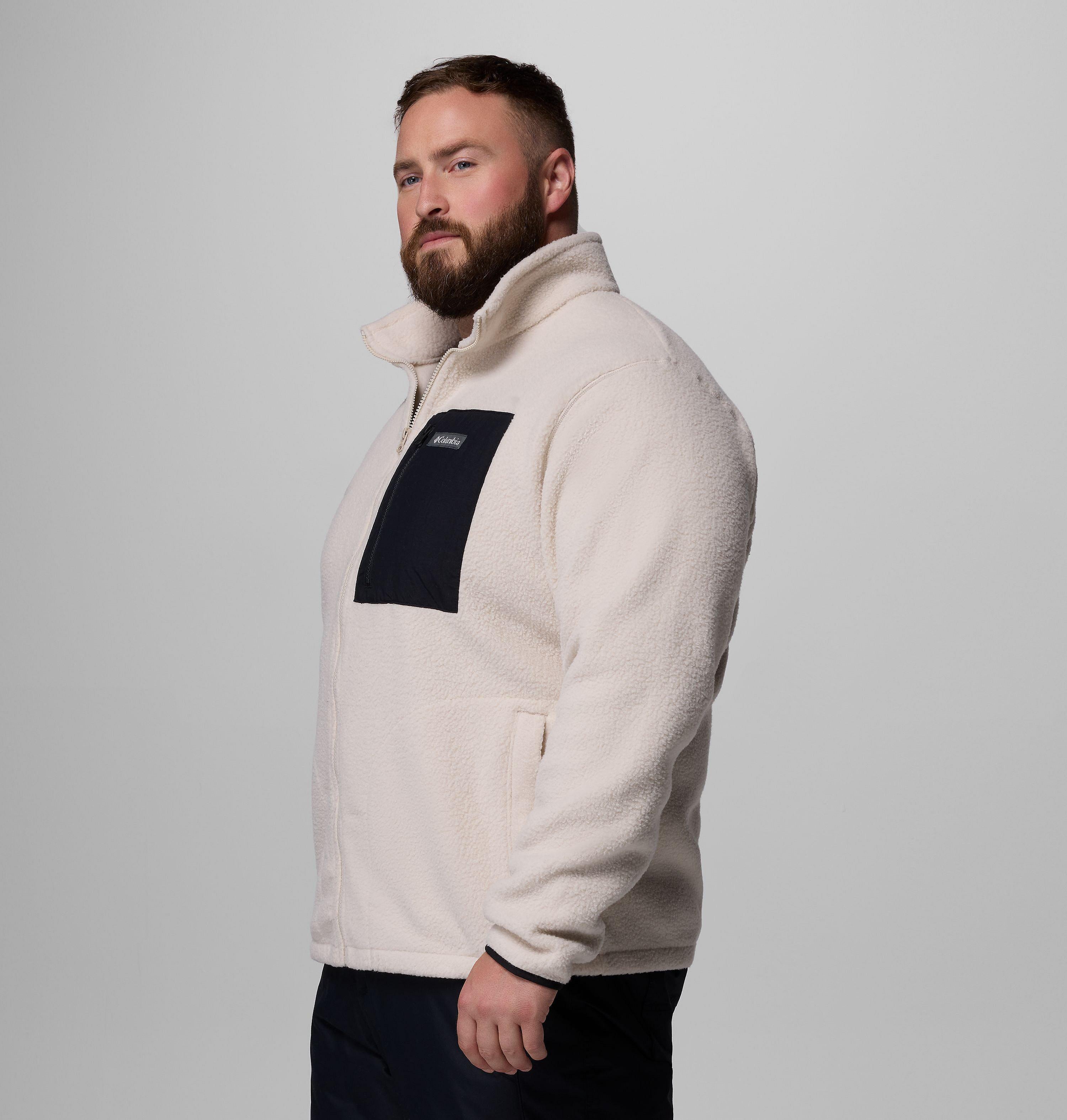 Men's Jasper Ridge Pebbled Full Zip Fleece - Big | 278 | 4X 4