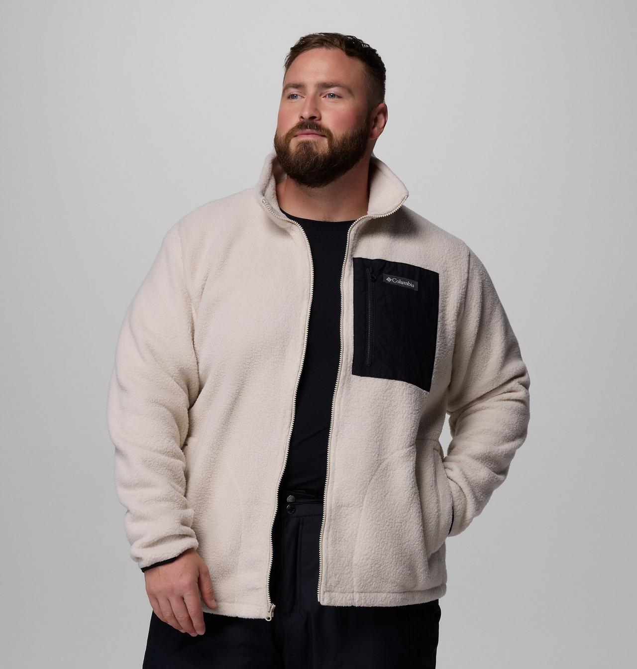 Men's Jasper Ridge™ Pebbled Full Zip Fleece - Big | 278 | 3X 5