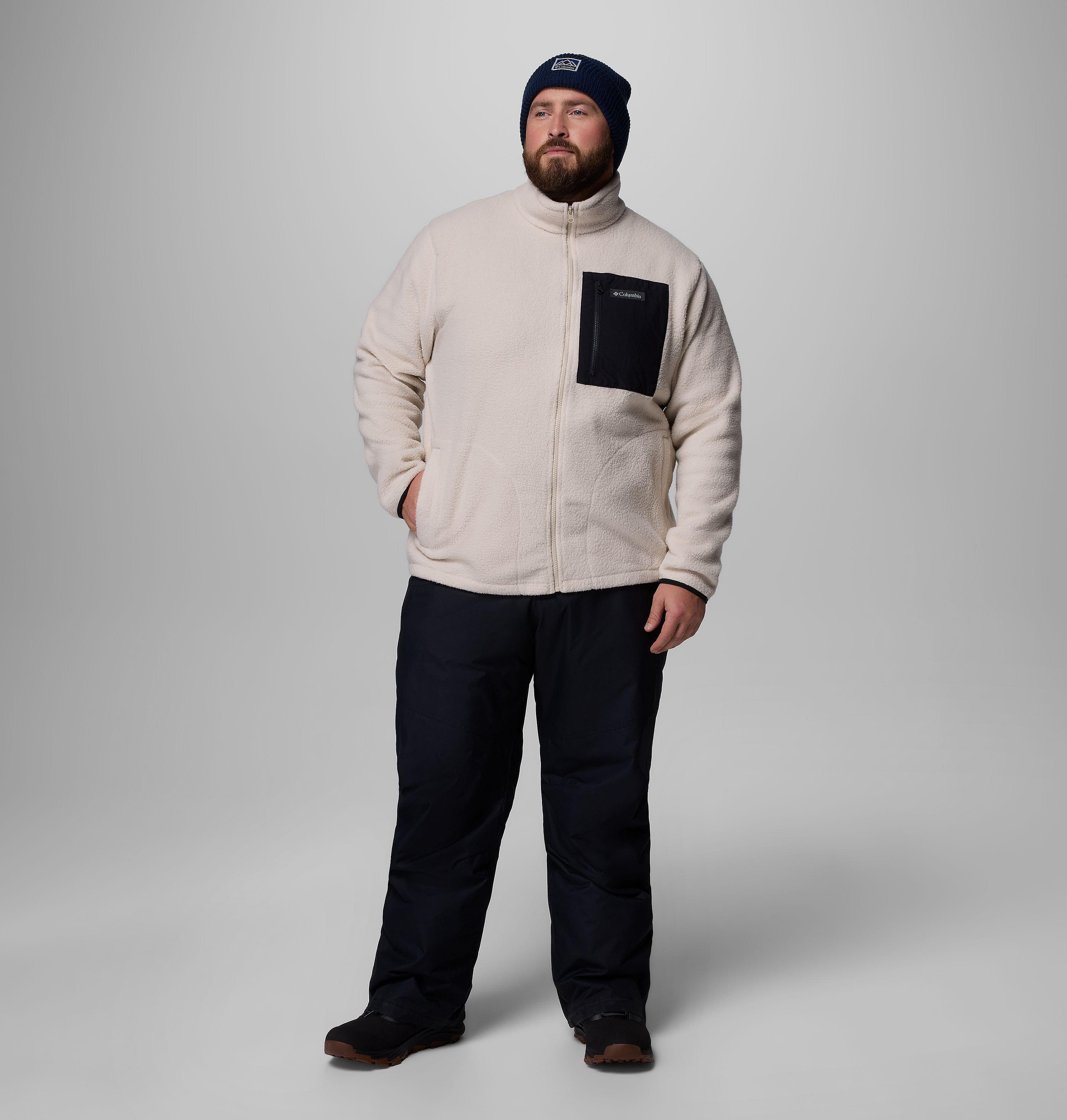 Men's Jasper Ridge Pebbled Full Zip Fleece - Big | 278 | 4X 2