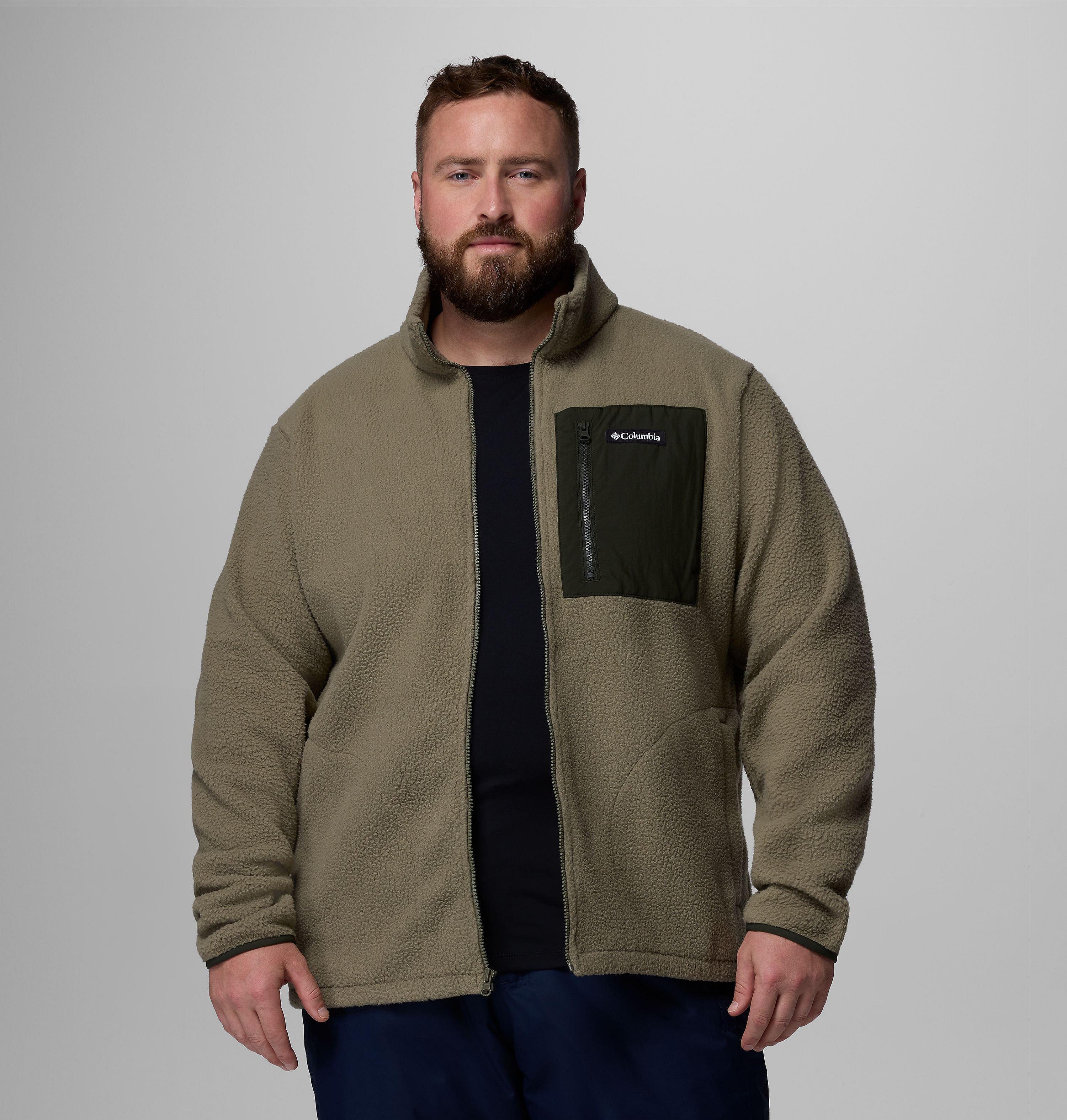 Men's Jasper Ridge Pebbled Full Zip Fleece - Big 5