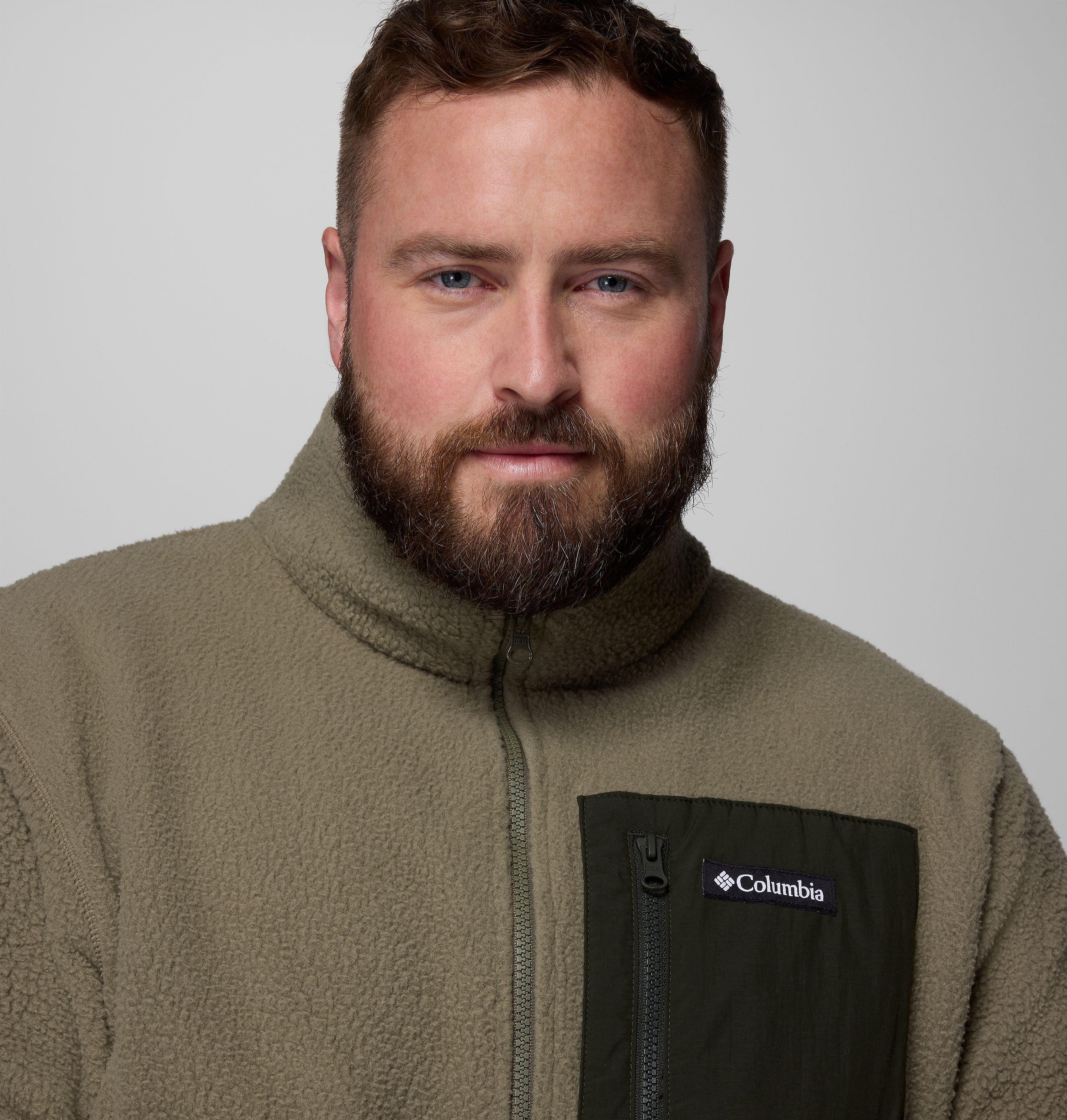 Men's Jasper Ridge Pebbled Full Zip Fleece - Big