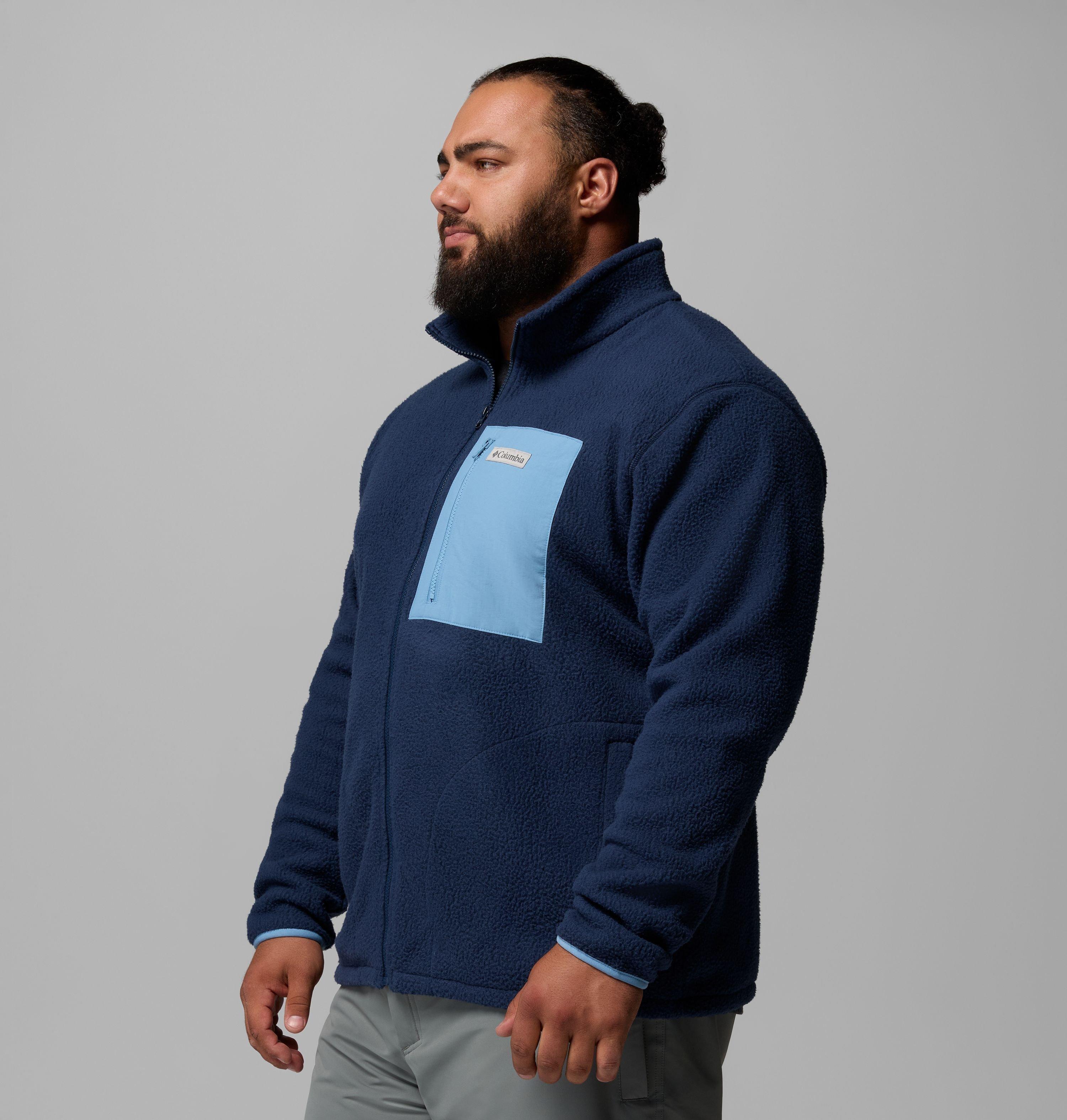 Men's Jasper Ridge Pebbled Full Zip Fleece - Big | 465 | 6X 4