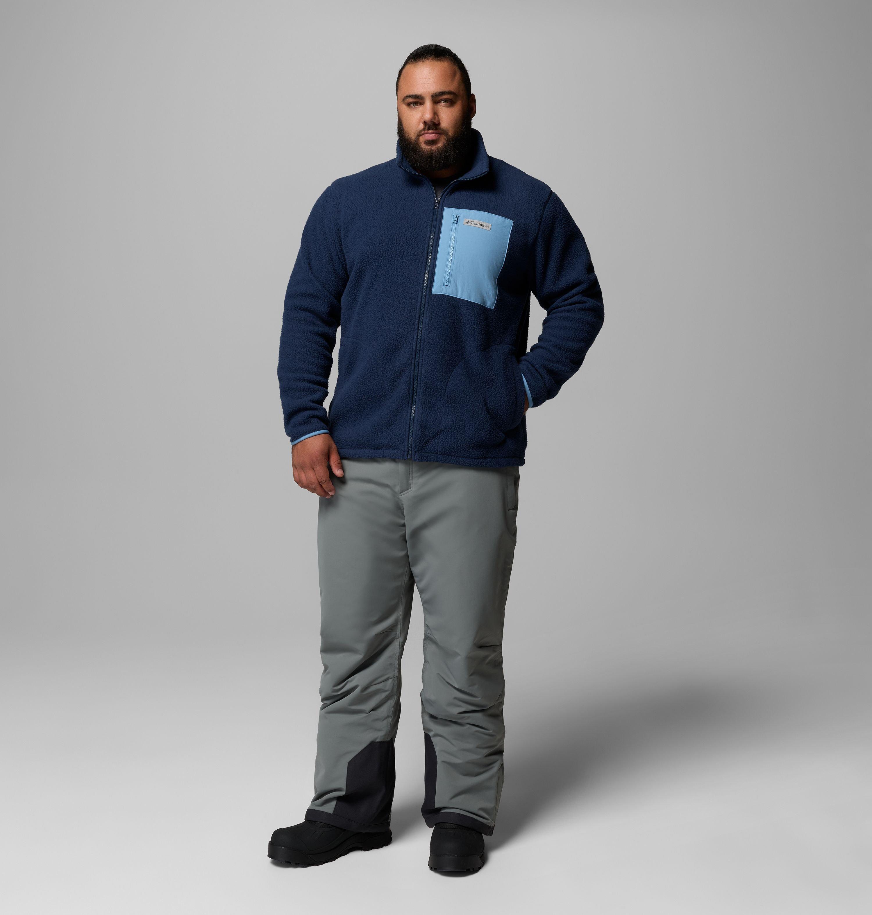 Men's Jasper Ridge Pebbled Full Zip Fleece - Big | 465 | 6X 2