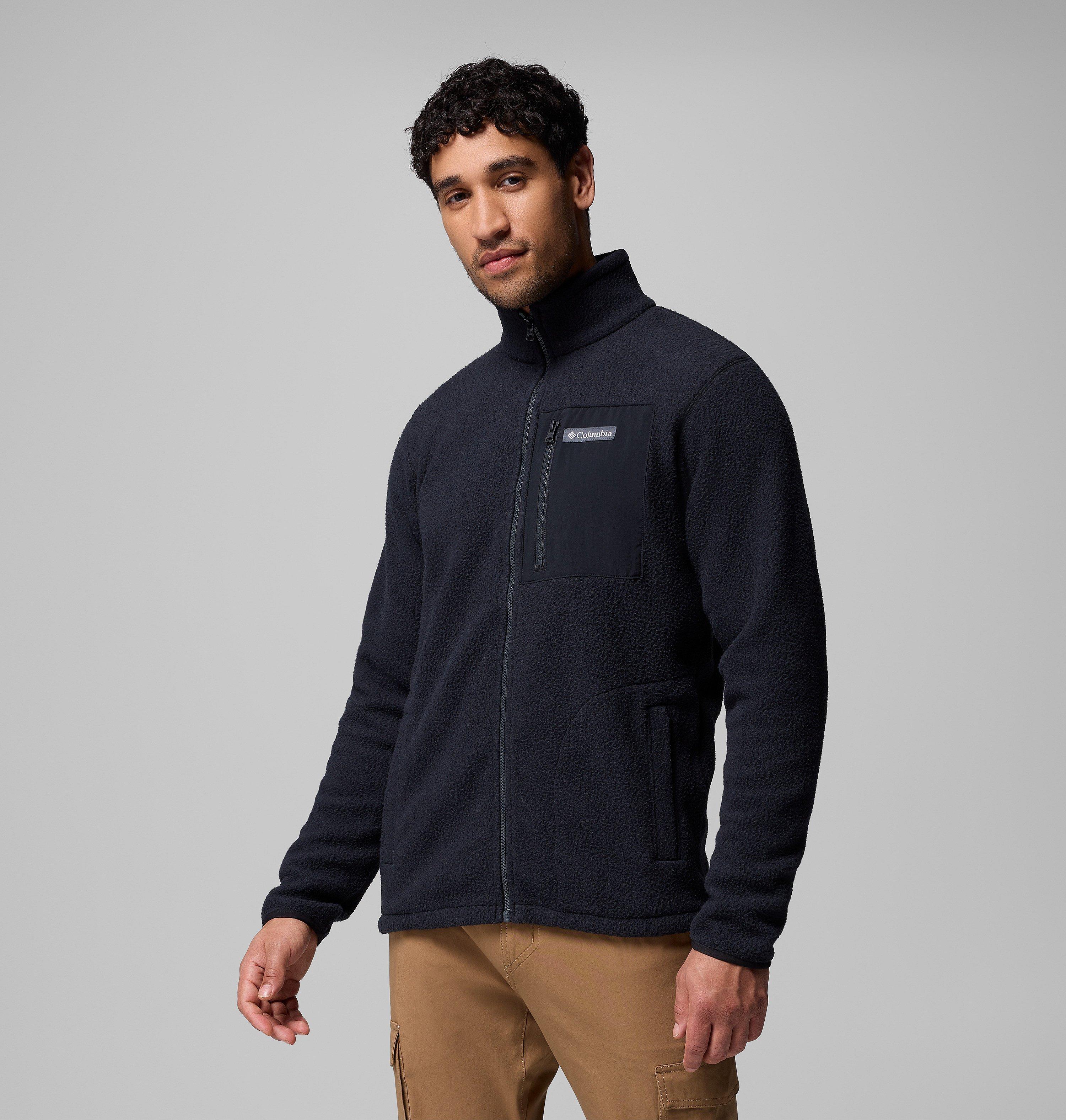 Men's Jasper Ridge Pebbled Full Zip Fleece - Tall | 010 | 5XT 4