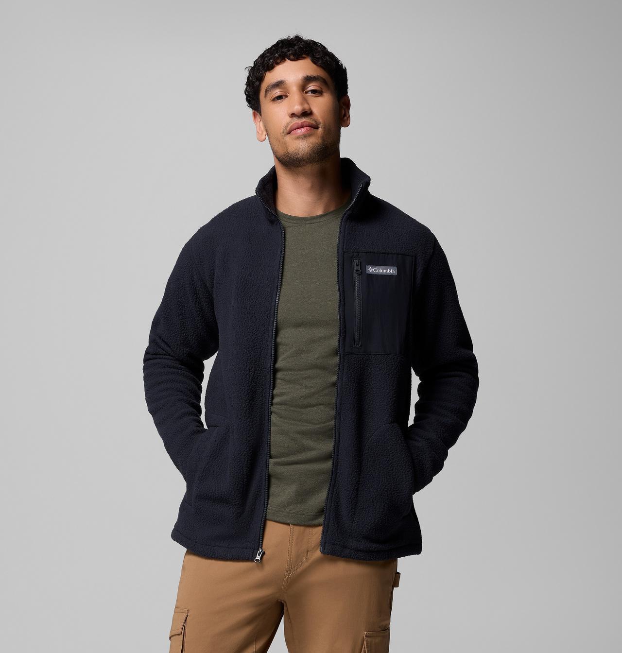 Men's Jasper Ridge™ Pebbled Full Zip Fleece - Tall