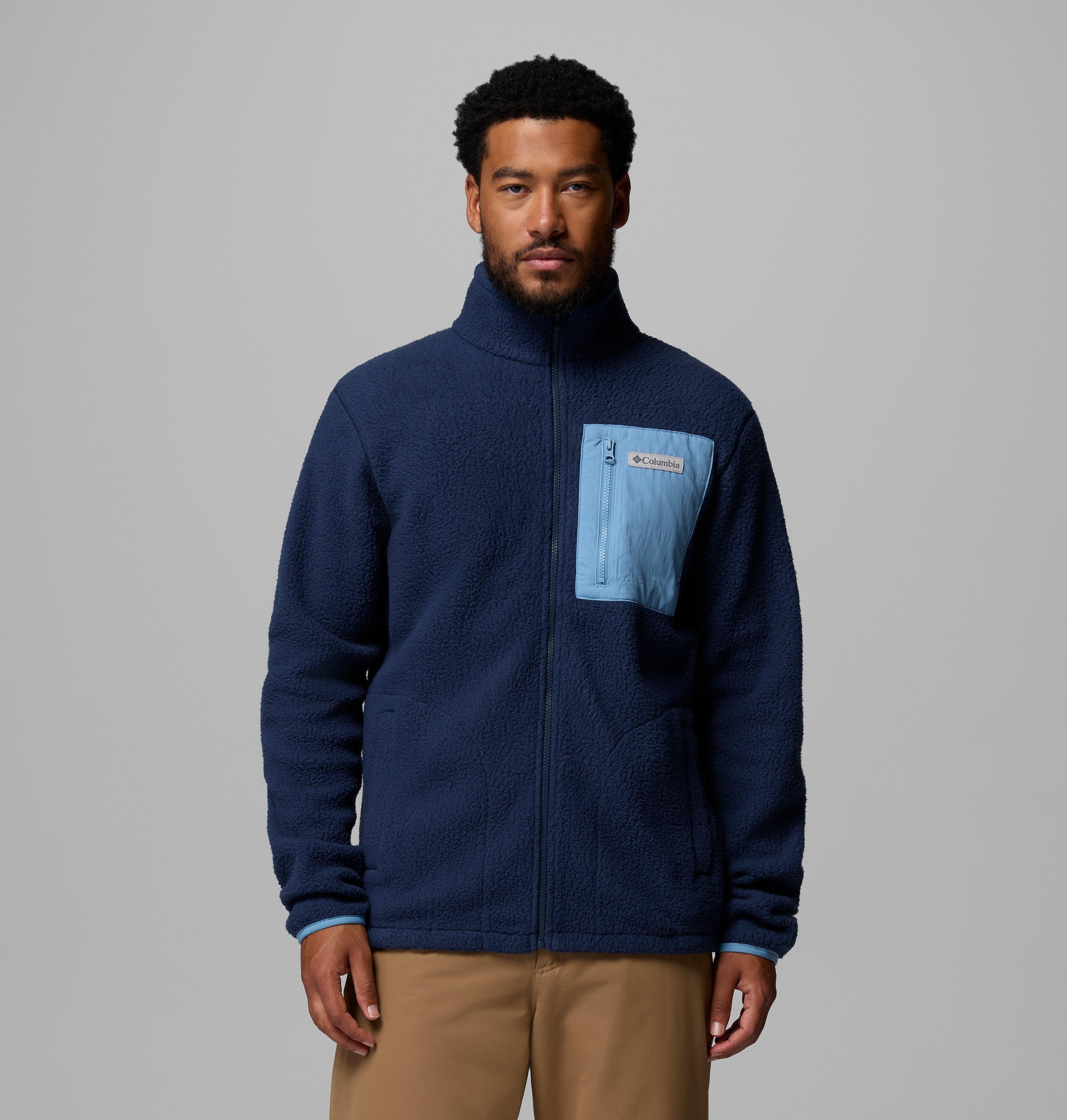 Men's Jasper Ridge Pebbled Full Zip Fleece - Tall | 465 | 5XT 1