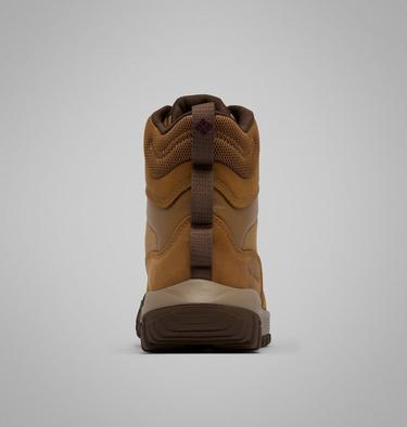 Women's Burnsider Omni-Heat Infinity Waterproof Winter Boot, Color: Light Brown, Deep Madeira, image 2