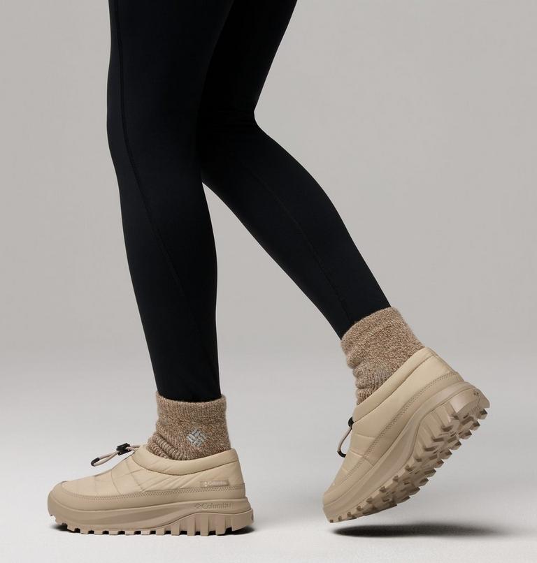 Women's Snowtrot Unwind Mules, Color: Ancient Fossil, Oxford Tan, image 10