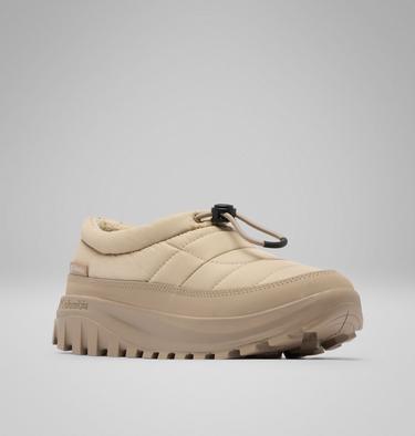 Women's Snowtrot Unwind Mules, Color: Ancient Fossil, Oxford Tan, image 3