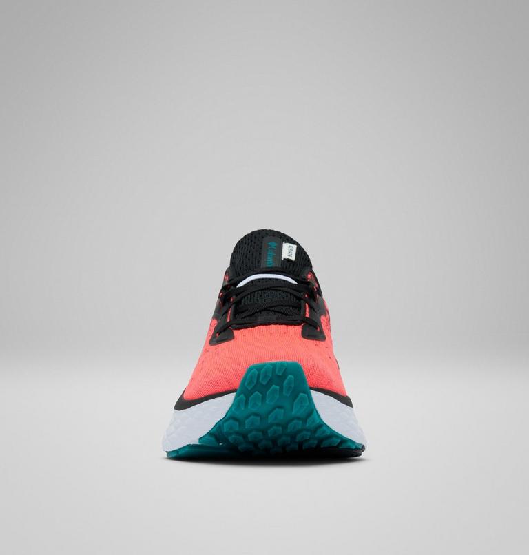 Women's Konos Elevate Running Shoe, Color: Neon Sunrise, Teal Chloride, image 8