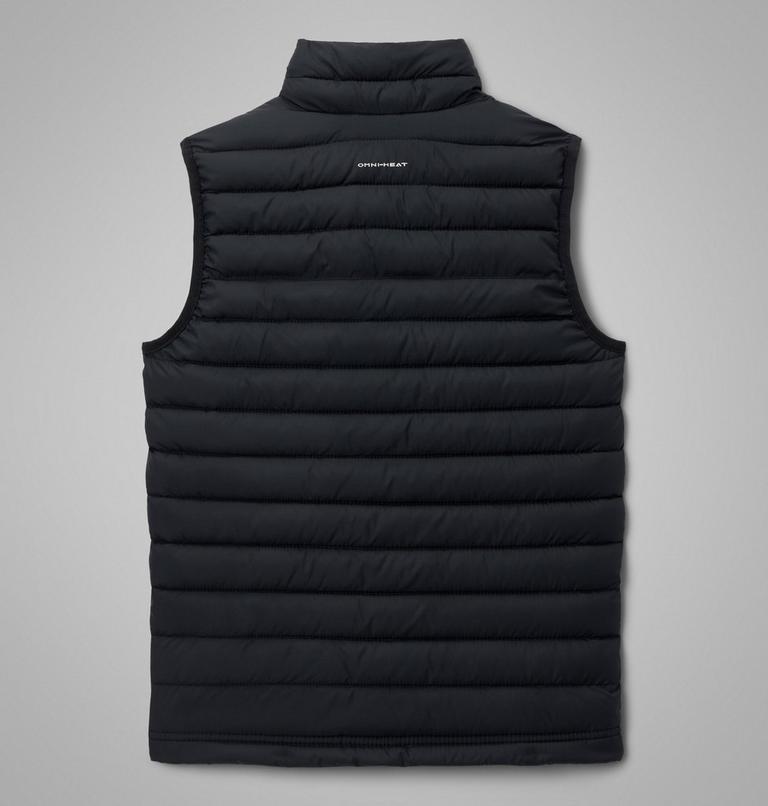 Youth Powder Lite Insulated Gilet, Color: Black, image 2