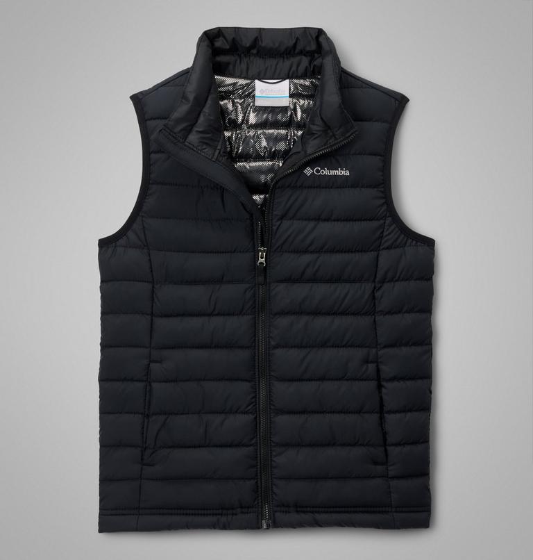 Youth Powder Lite Insulated Gilet, Color: Black, image 1