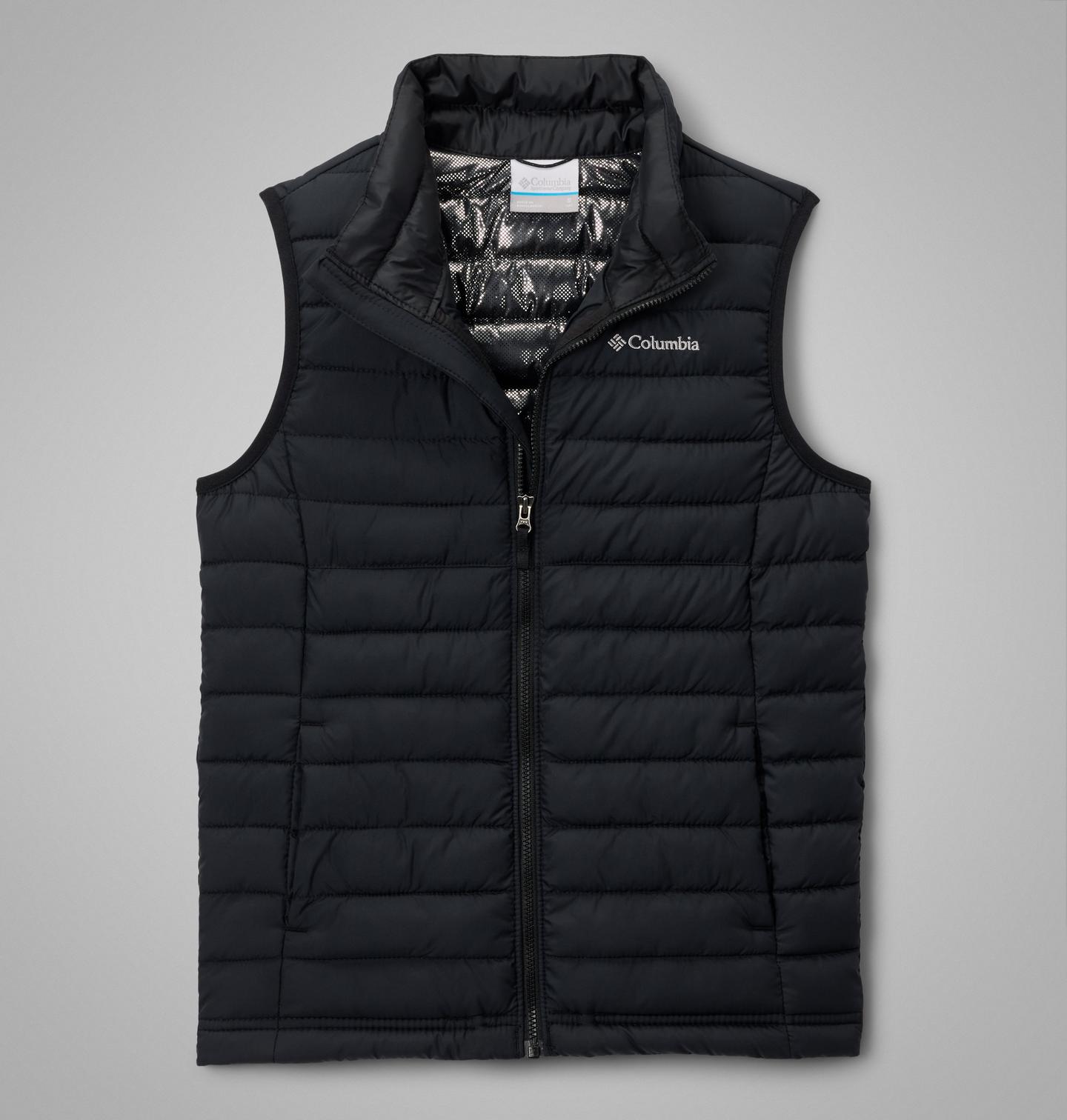Детский жилет Columbia Powder Lite Vest, цвет: Чёрный — фото 1