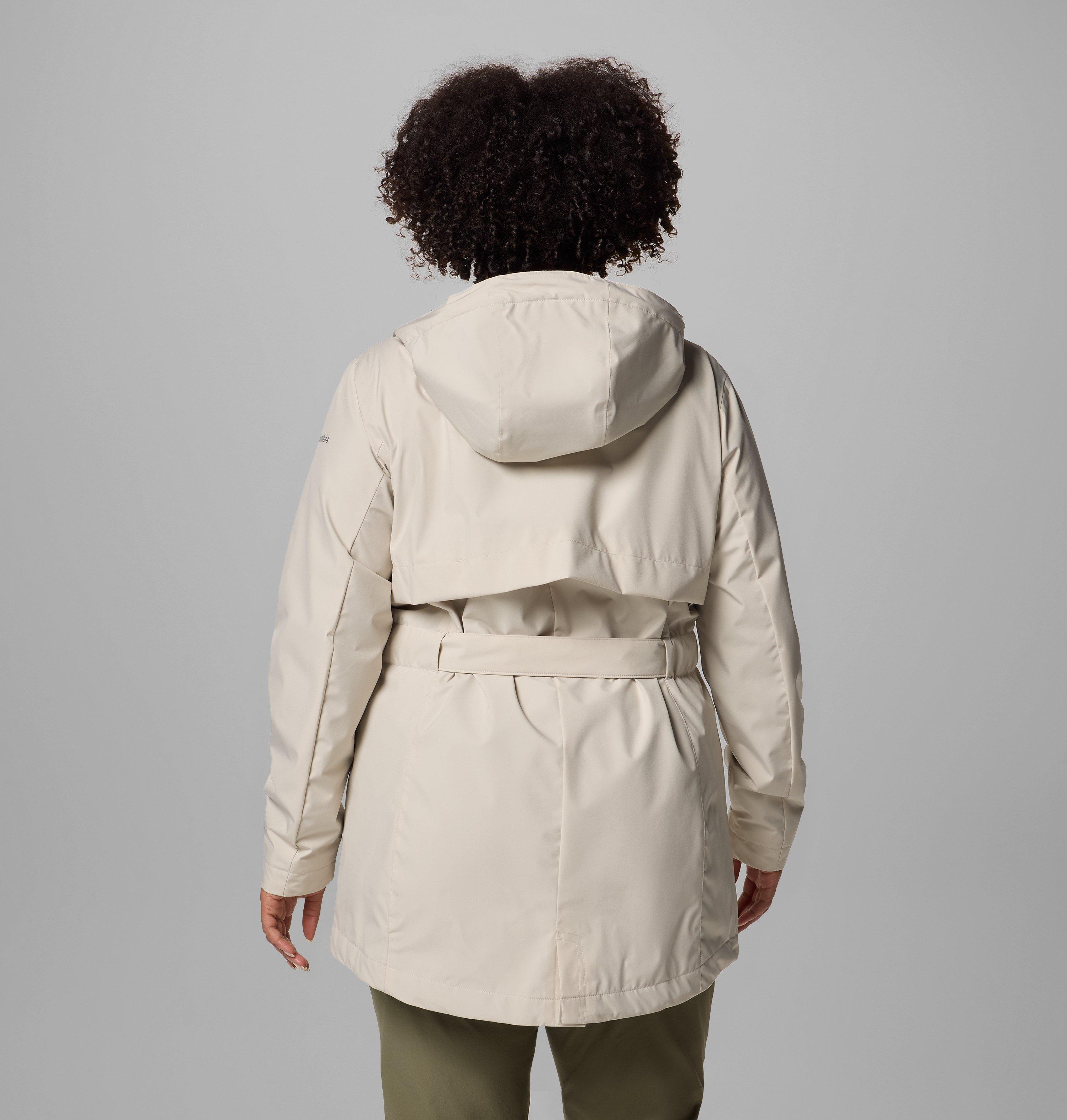 Timegard Vestes De Pluie Pour Femmes Grande Taille Manteau Léger à Capuche Coupe-Vent Automne Avec Poches