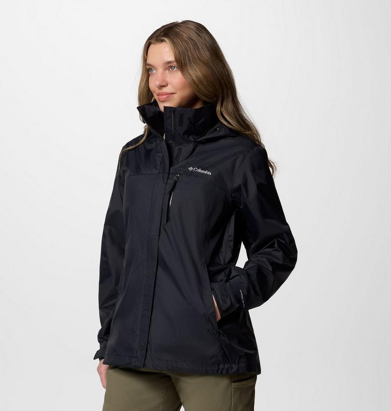 Veste Imperm&eacute;able Compactable Pouration II Femme, Color: Black, image 3