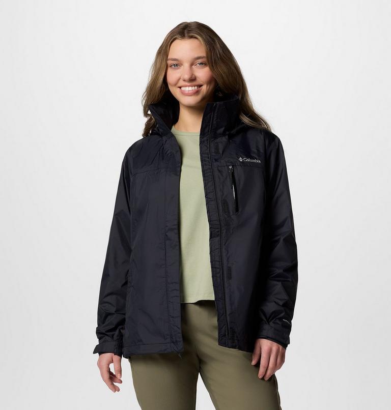 Veste Imperm&eacute;able Compactable Pouration II Femme, Color: Black, image 5