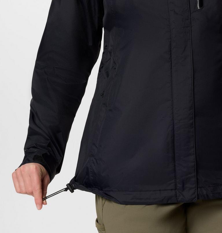 Veste Imperm&eacute;able Compactable Pouration II Femme, Color: Black, image 8