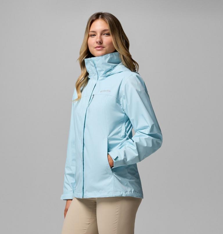 Veste Imperm&eacute;able Compactable Pouration II Femme, Color: Marine Light, image 4