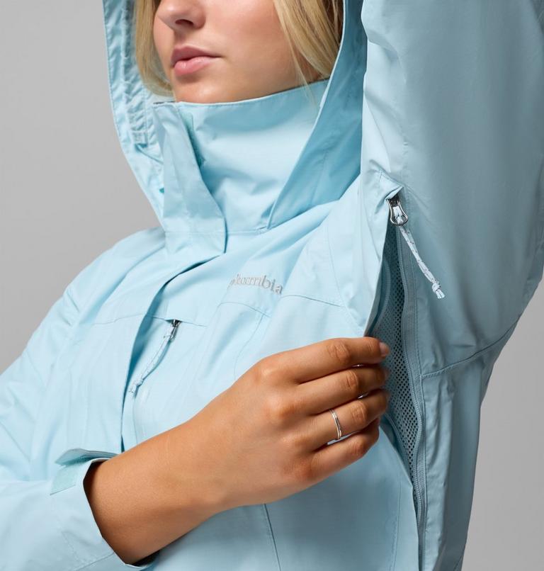 Veste Imperm&eacute;able Compactable Pouration II Femme, Color: Marine Light, image 9