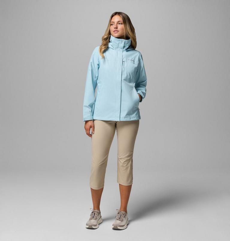 Veste Imperm&eacute;able Compactable Pouration II Femme, Color: Marine Light, image 2