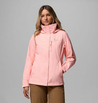 Women's Pouration II Jacket, Color: Pink Sand, image 3