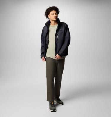 Men's Pouration II Jacket, Color: Black, image 2