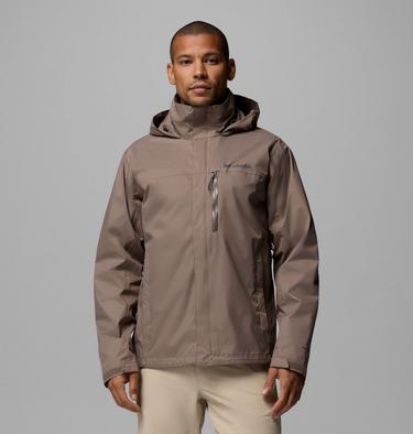 Men's Pouration II Jacket, Color: Iron, image 3
