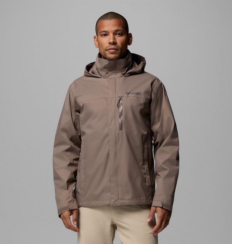 Men's Pouration II Packable Waterproof Jacket, Color: Iron, image 1